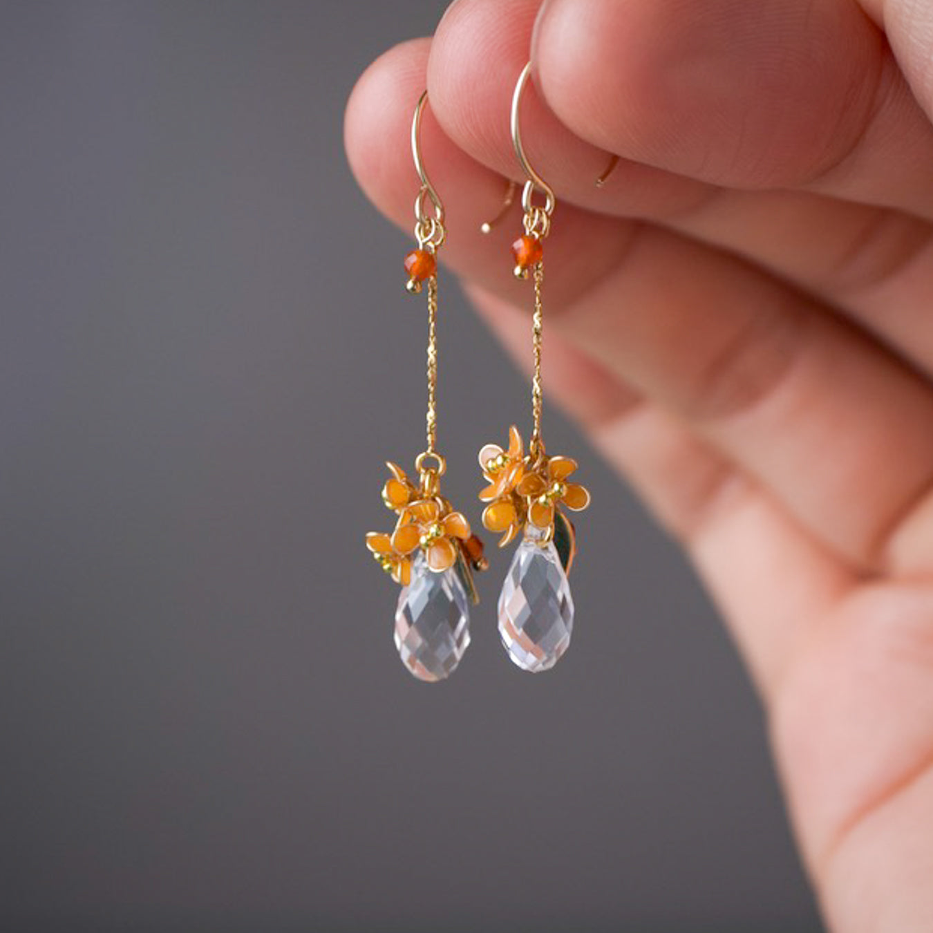 Fragrant Olive with Crystal Drop | 14kgf