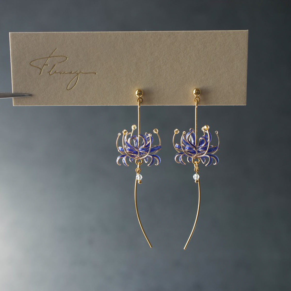 Lily in the Wind | spider lily earrings