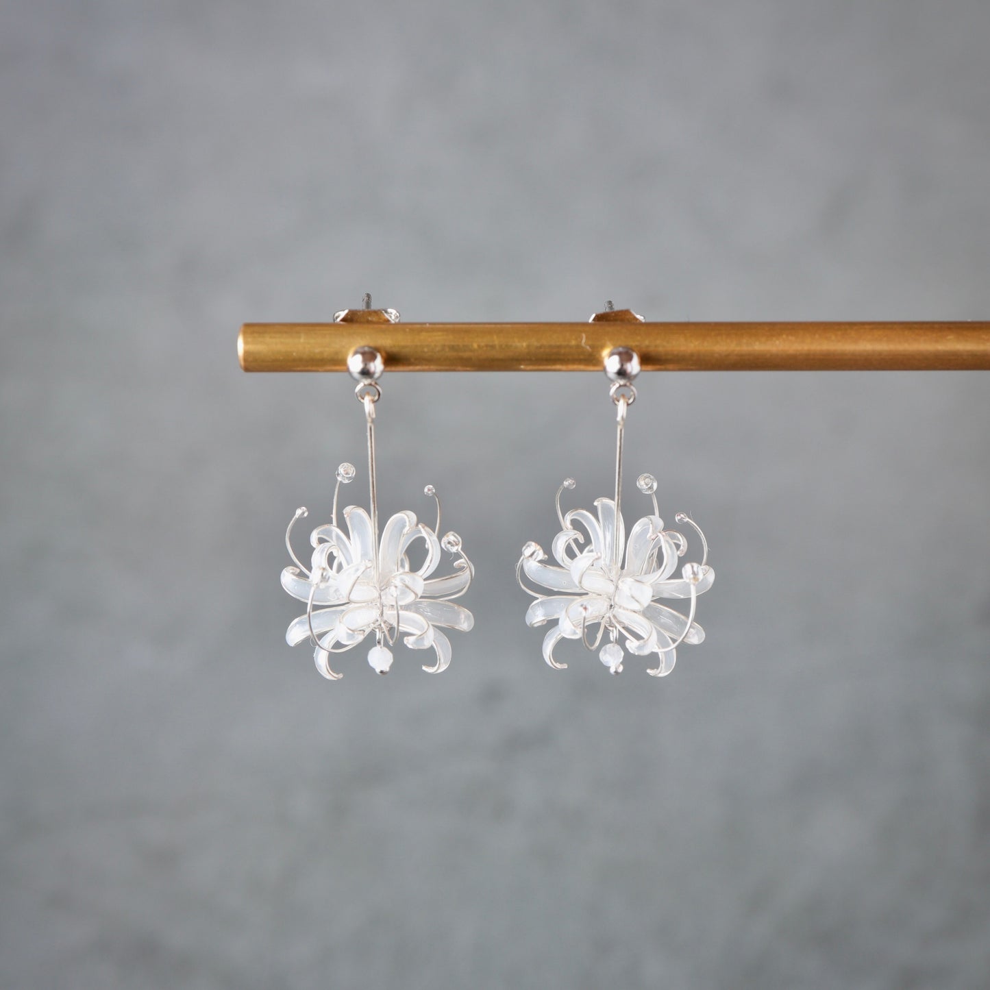 曼殊沙華"Silver" | spider lily jewelry