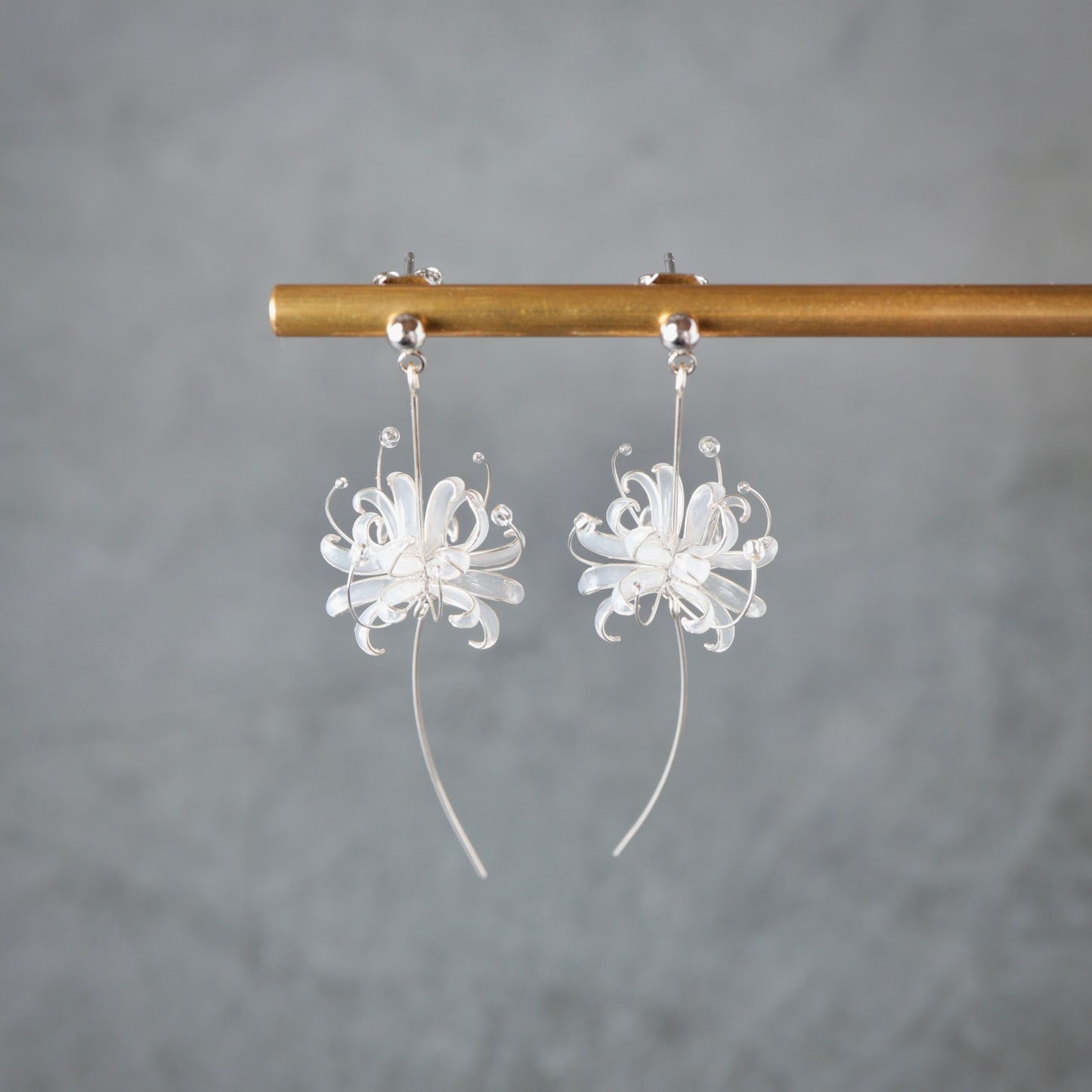 曼殊沙華"Silver" | spider lily jewelry