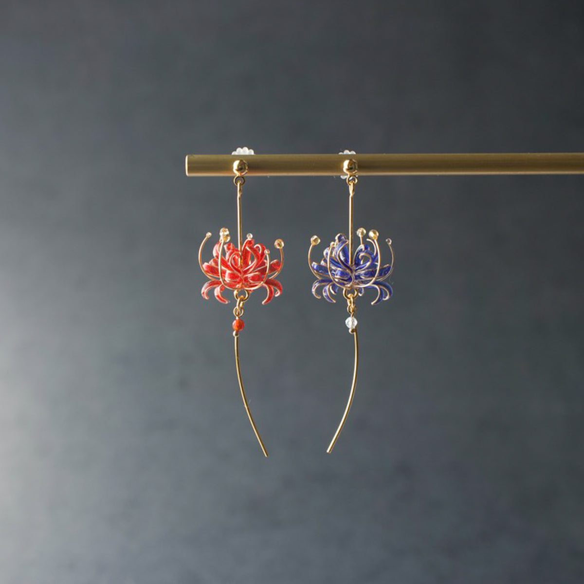 Lily in the Wind | spider lily earrings