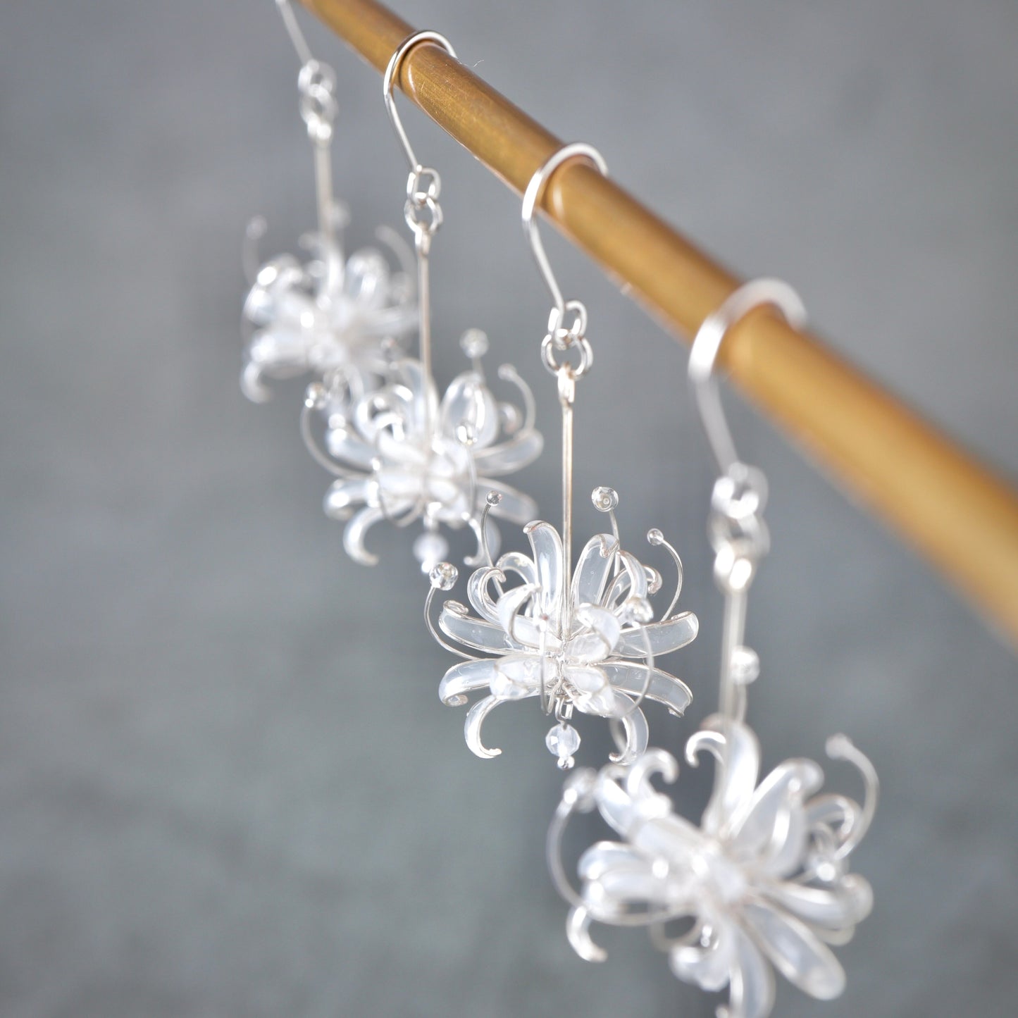 曼殊沙華"Silver" | spider lily jewelry