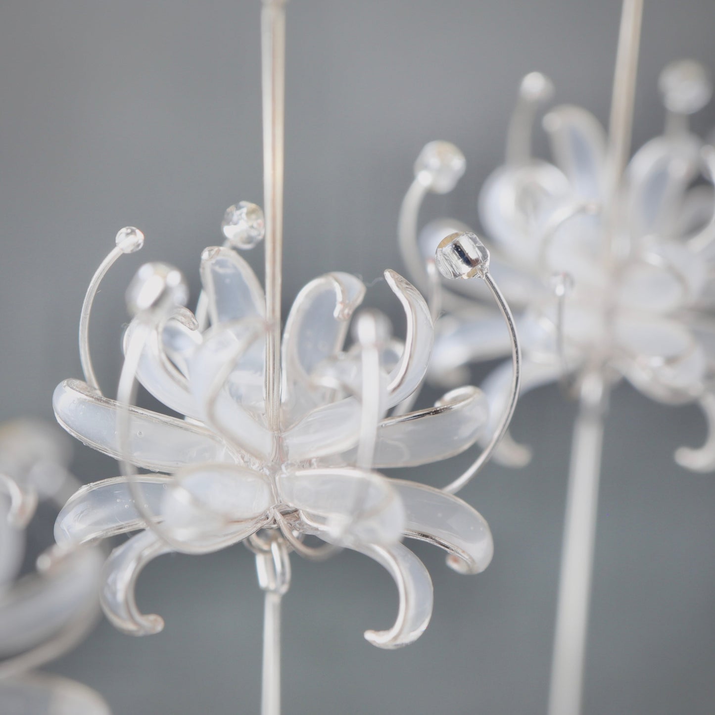 曼殊沙華"Silver" | spider lily jewelry