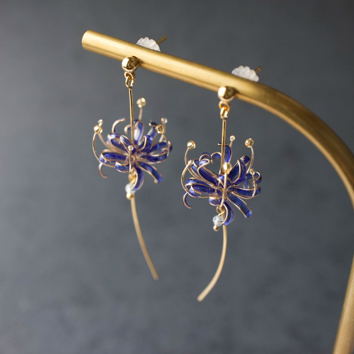 Lily in the Wind | spider lily earrings