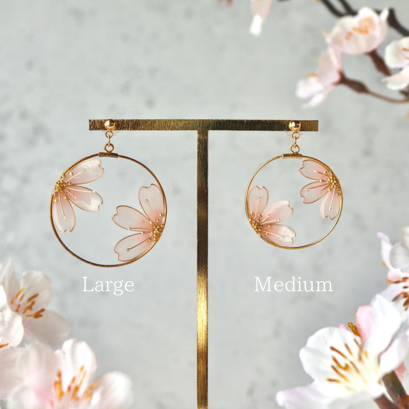 Cherry Blossoms Within a Frame | spring jewelry