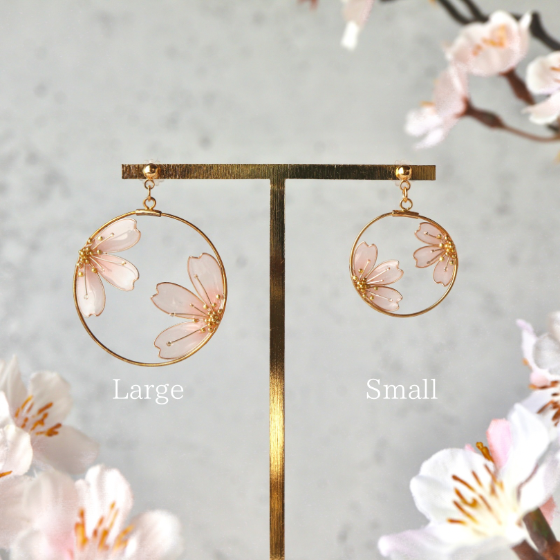 Cherry Blossoms Within a Frame | spring jewelry