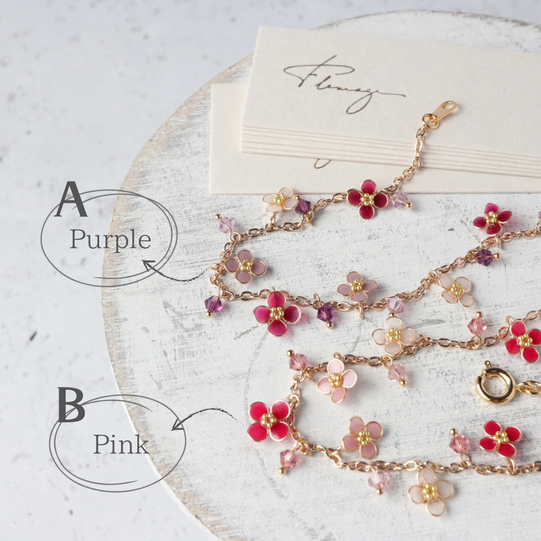 Scattered Blooms of Alyssum | Flower Bracelet