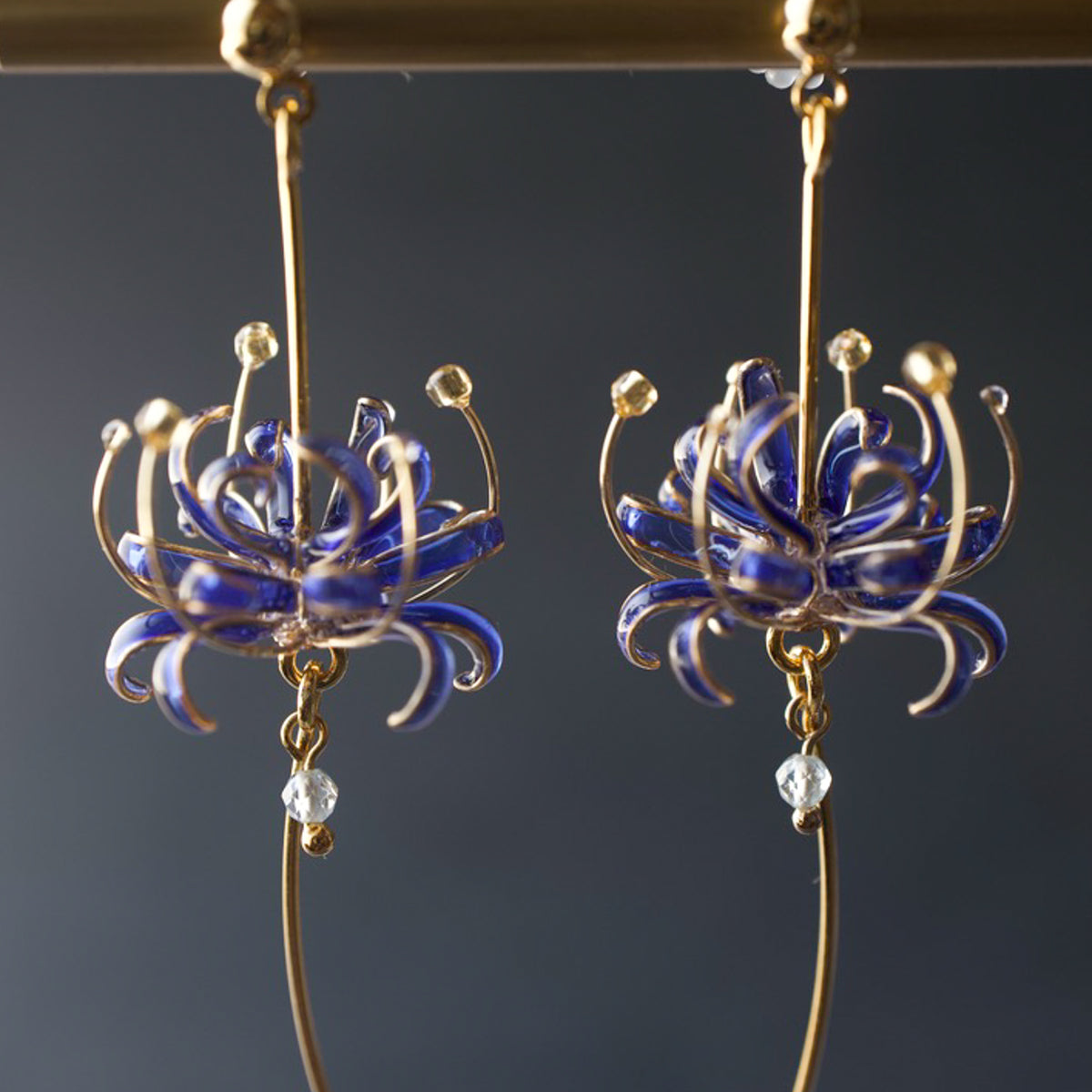 Lily in the Wind | spider lily earrings