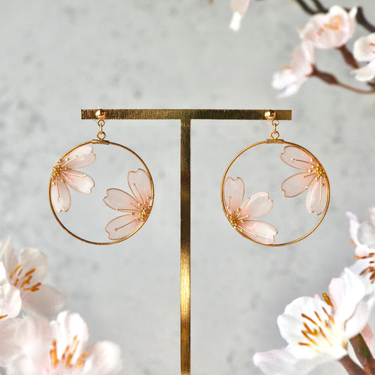 Cherry Blossoms Within a Frame | spring jewelry