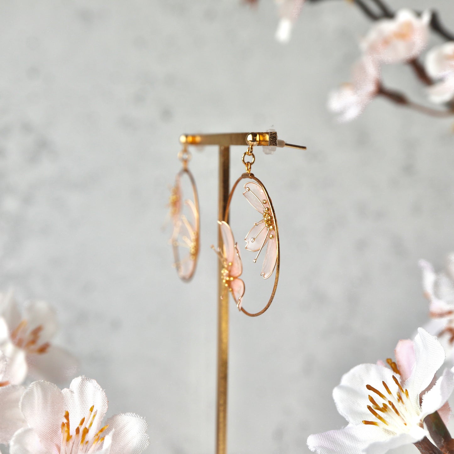 Cherry Blossoms Within a Frame | spring jewelry