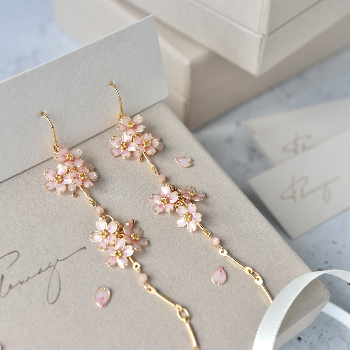 Weeping Blossoms — Cherry Blossom — | spring jewelry
