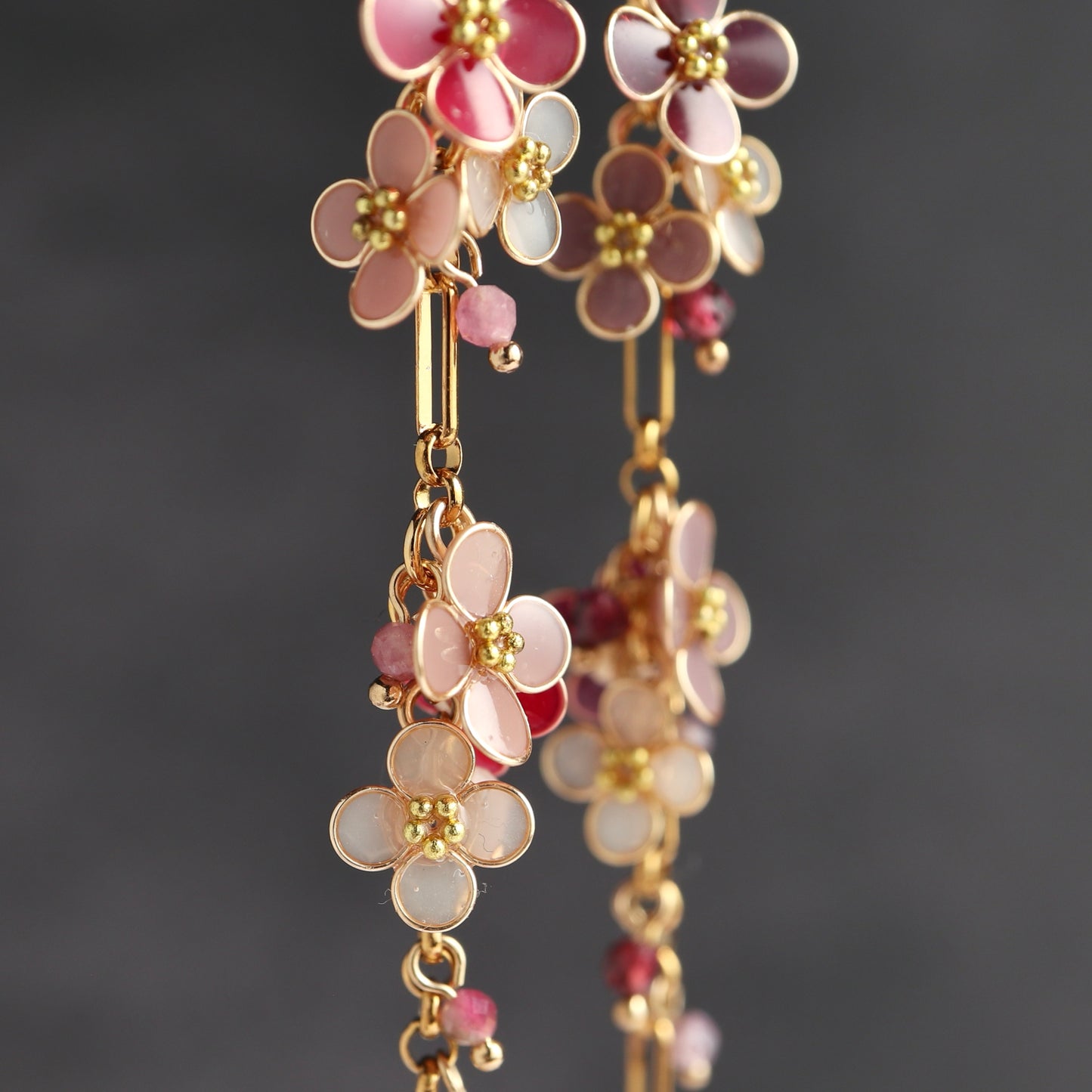 Weeping Alyssum | petite flower earrings