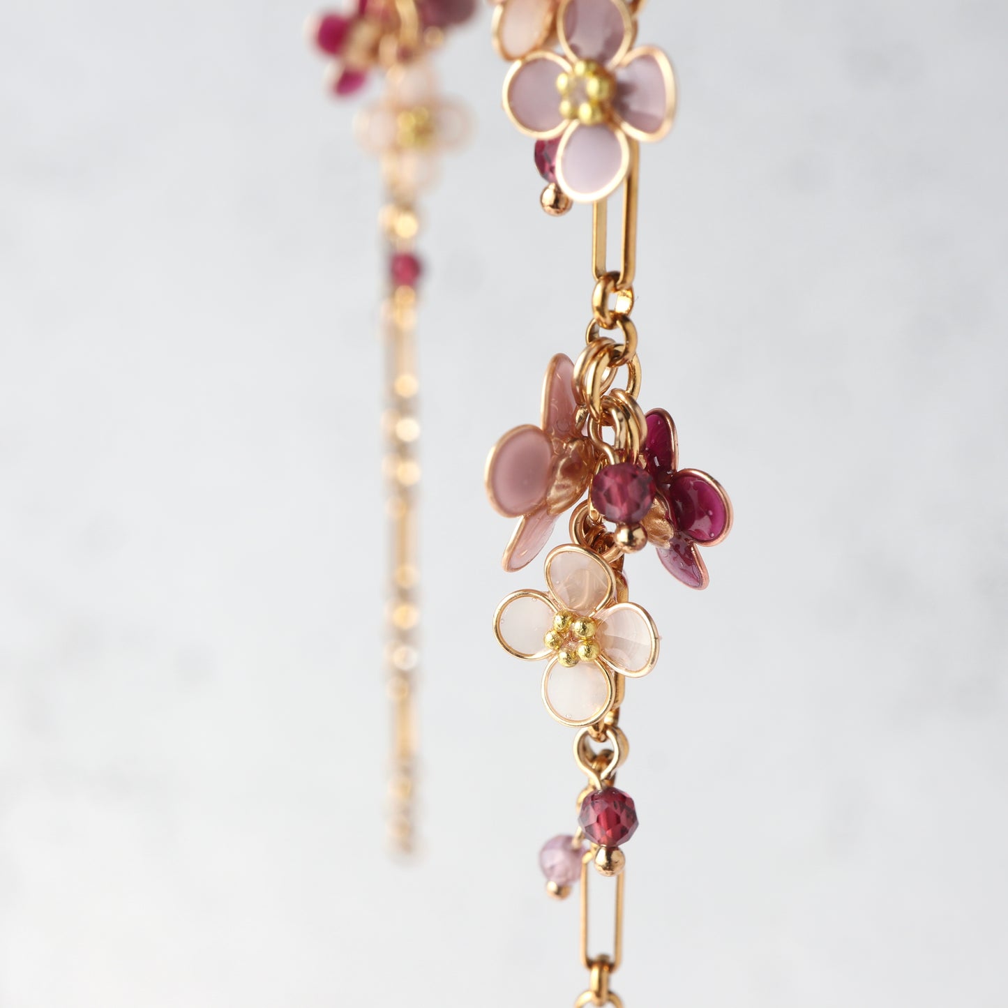 Weeping Alyssum | petite flower earrings