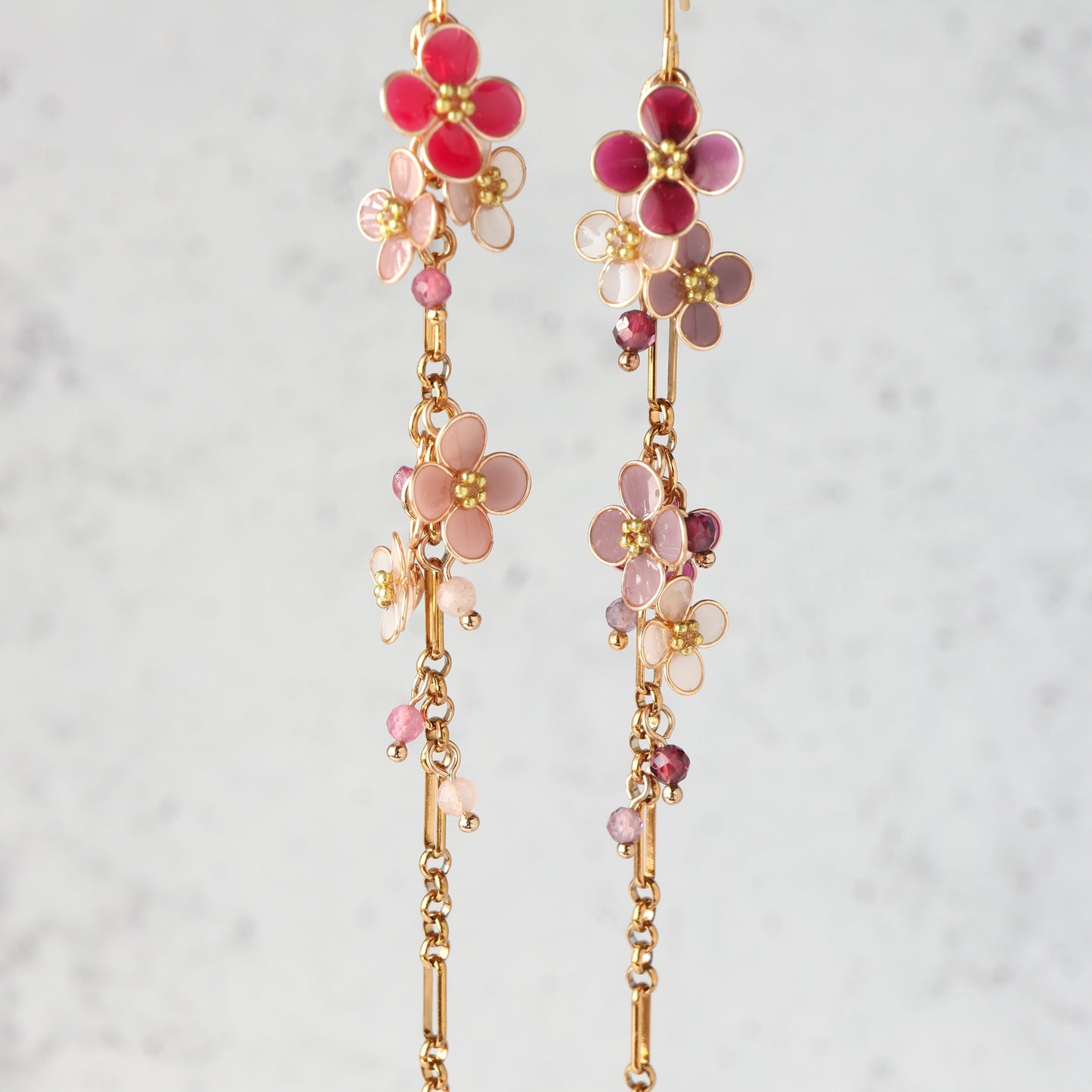 Weeping Alyssum | petite flower earrings