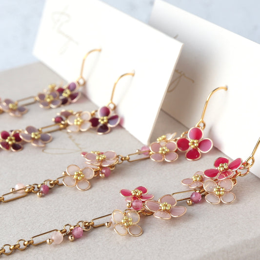 Weeping Alyssum | petite flower earrings