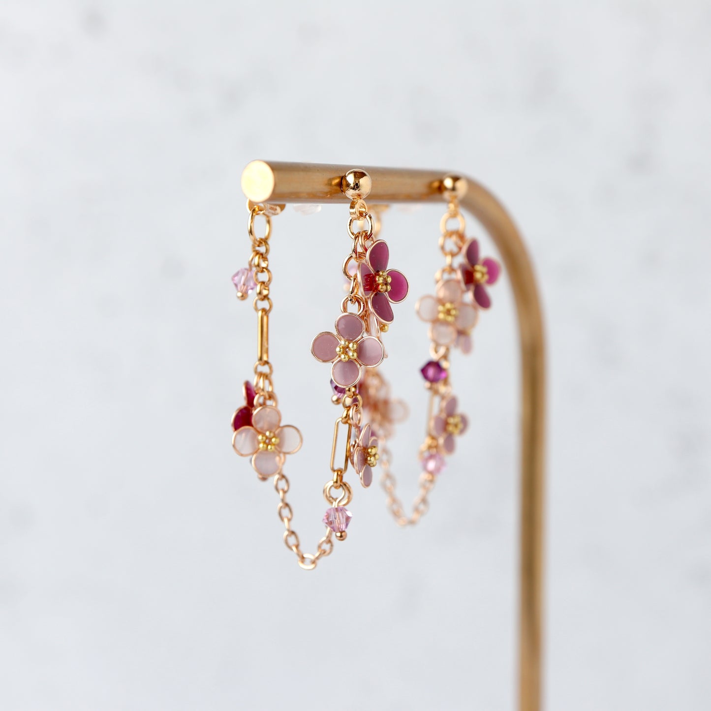 Scattered Blooms of Alyssum | petite flower earrings