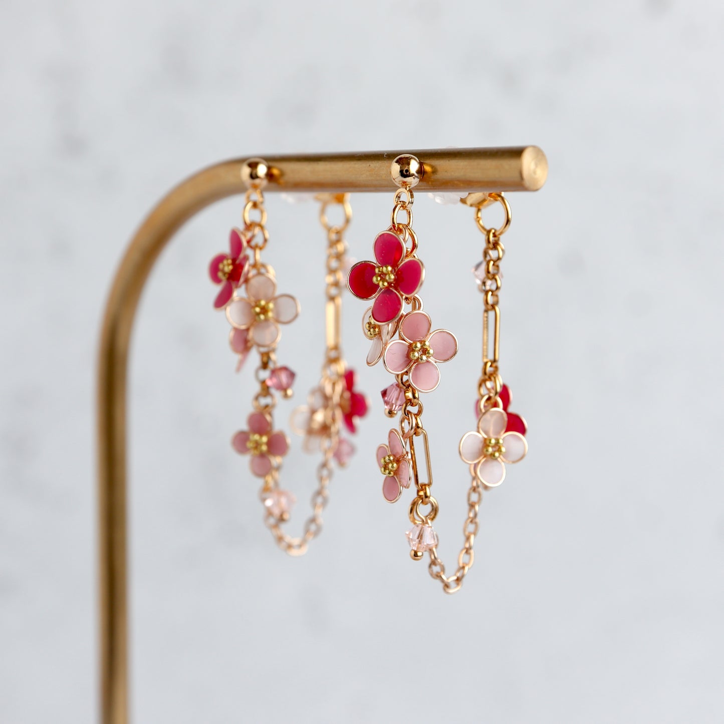 Scattered Blooms of Alyssum | petite flower earrings