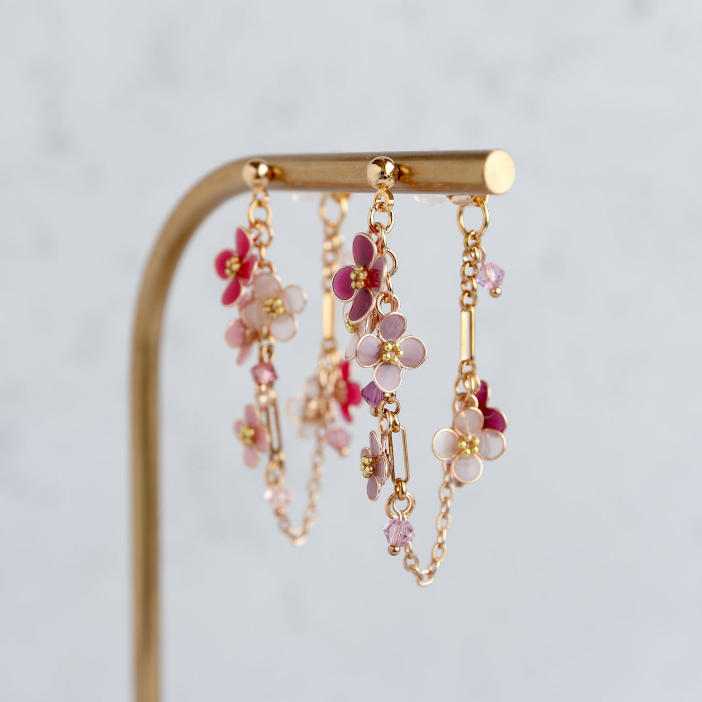 Scattered Blooms of Alyssum | petite flower earrings