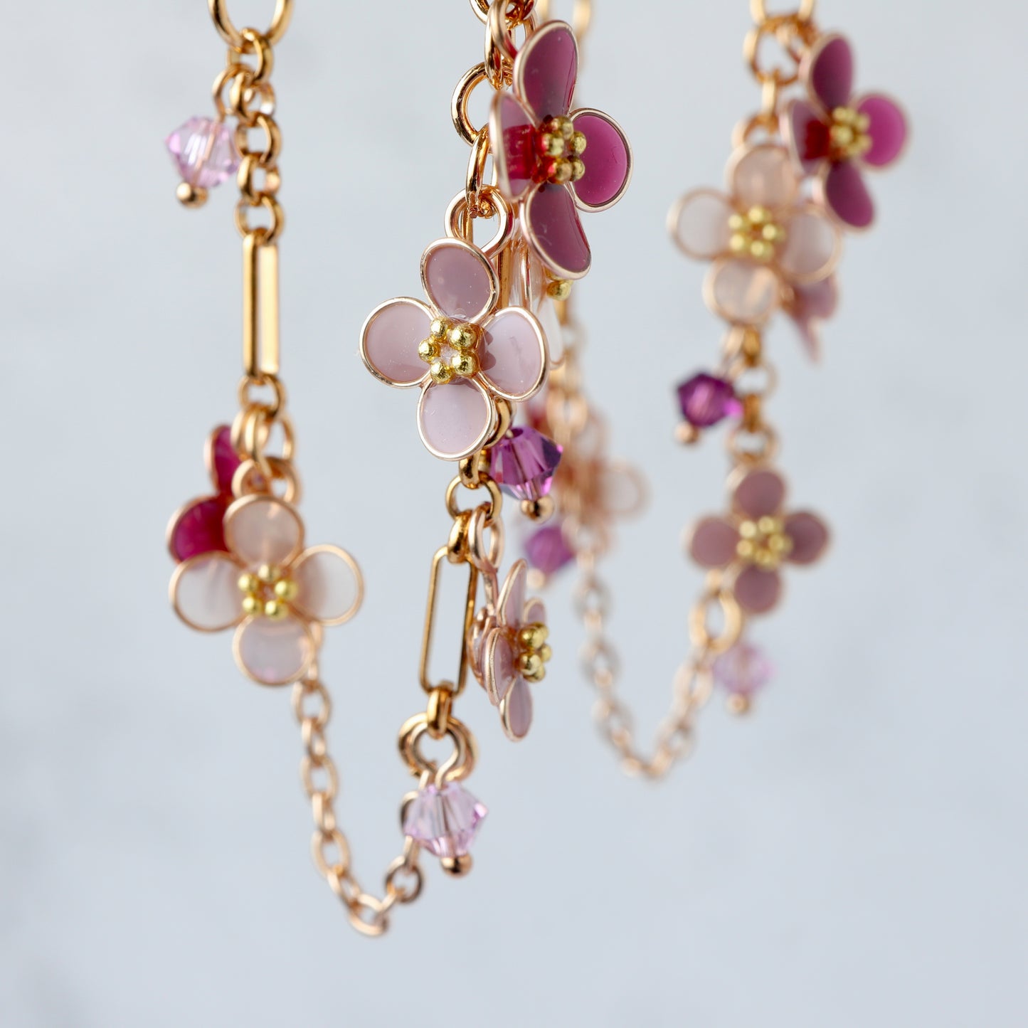 Scattered Blooms of Alyssum | petite flower earrings