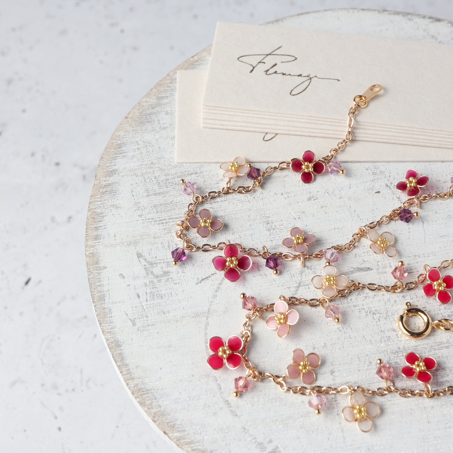 Scattered Blooms of Alyssum | Flower Bracelet