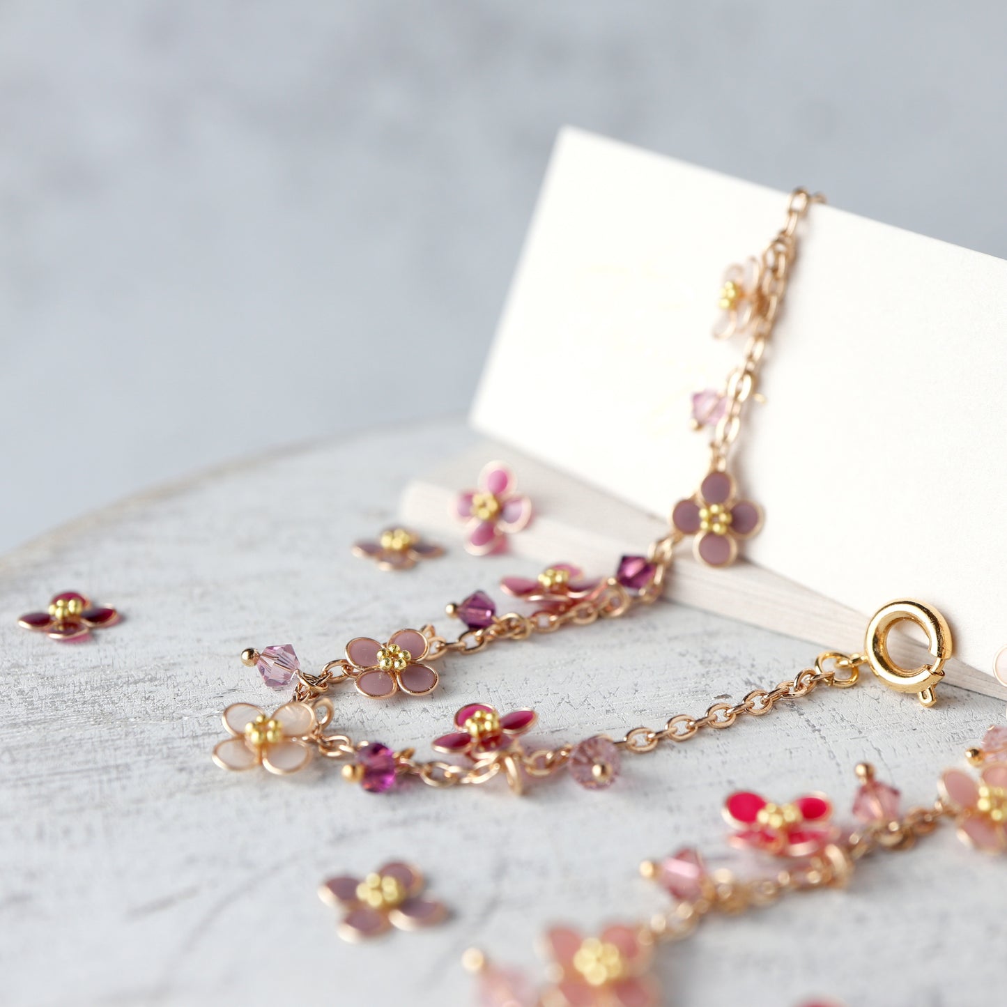 Scattered Blooms of Alyssum | Flower Bracelet