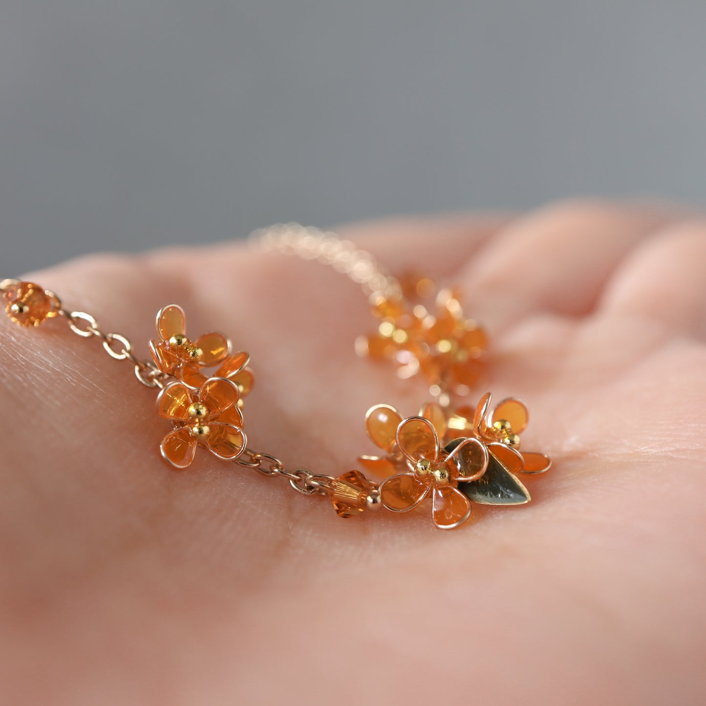 Scattering Blossoms of Osmanthus | Flower Necklace