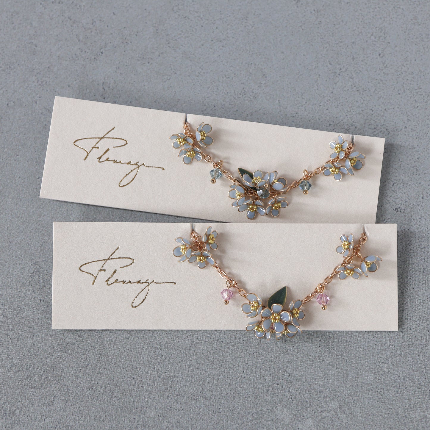 Scattered Little Forget-Me-Not | Flower Necklace