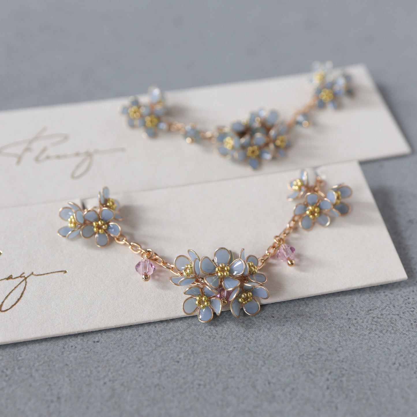 Scattered Little Forget-Me-Not | Flower Necklace