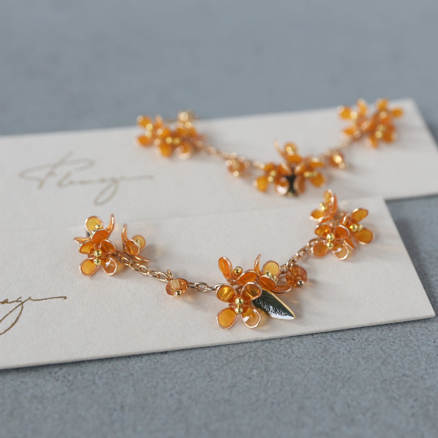Scattering Blossoms of Osmanthus | Flower Necklace