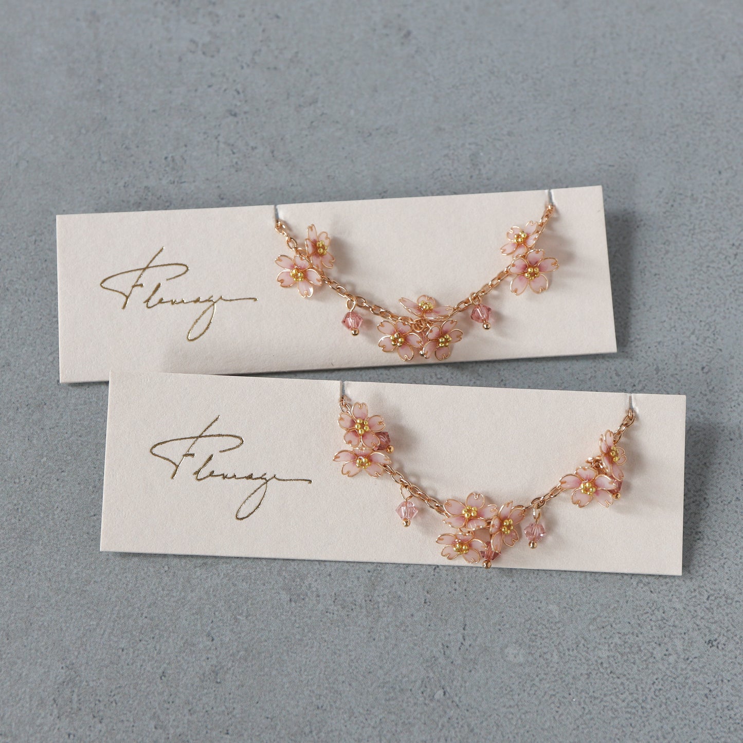 Scattered Little Cherry Blossoms | Flower Bracelet