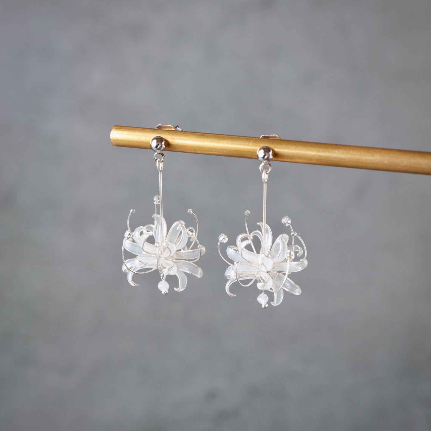 曼殊沙華"Silver" | spider lily jewelry