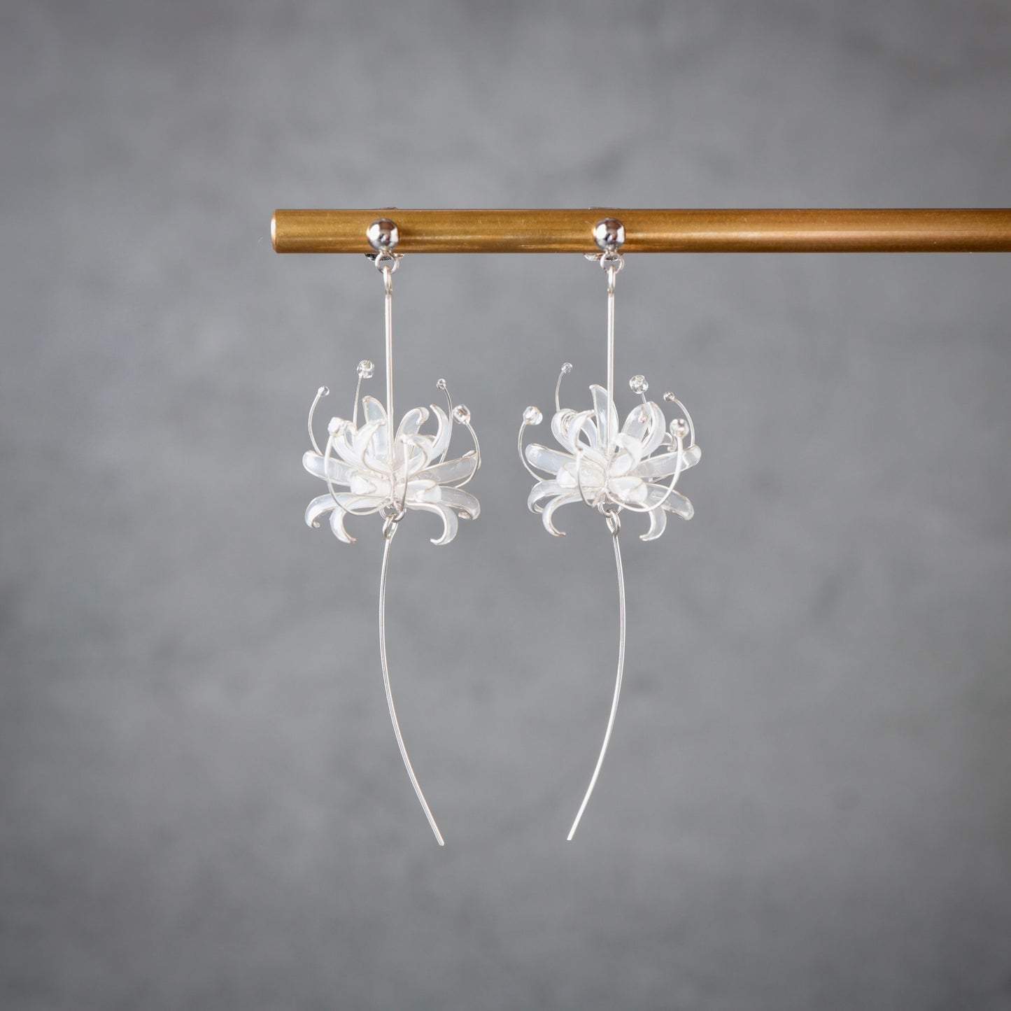 曼殊沙華"Silver" | spider lily jewelry