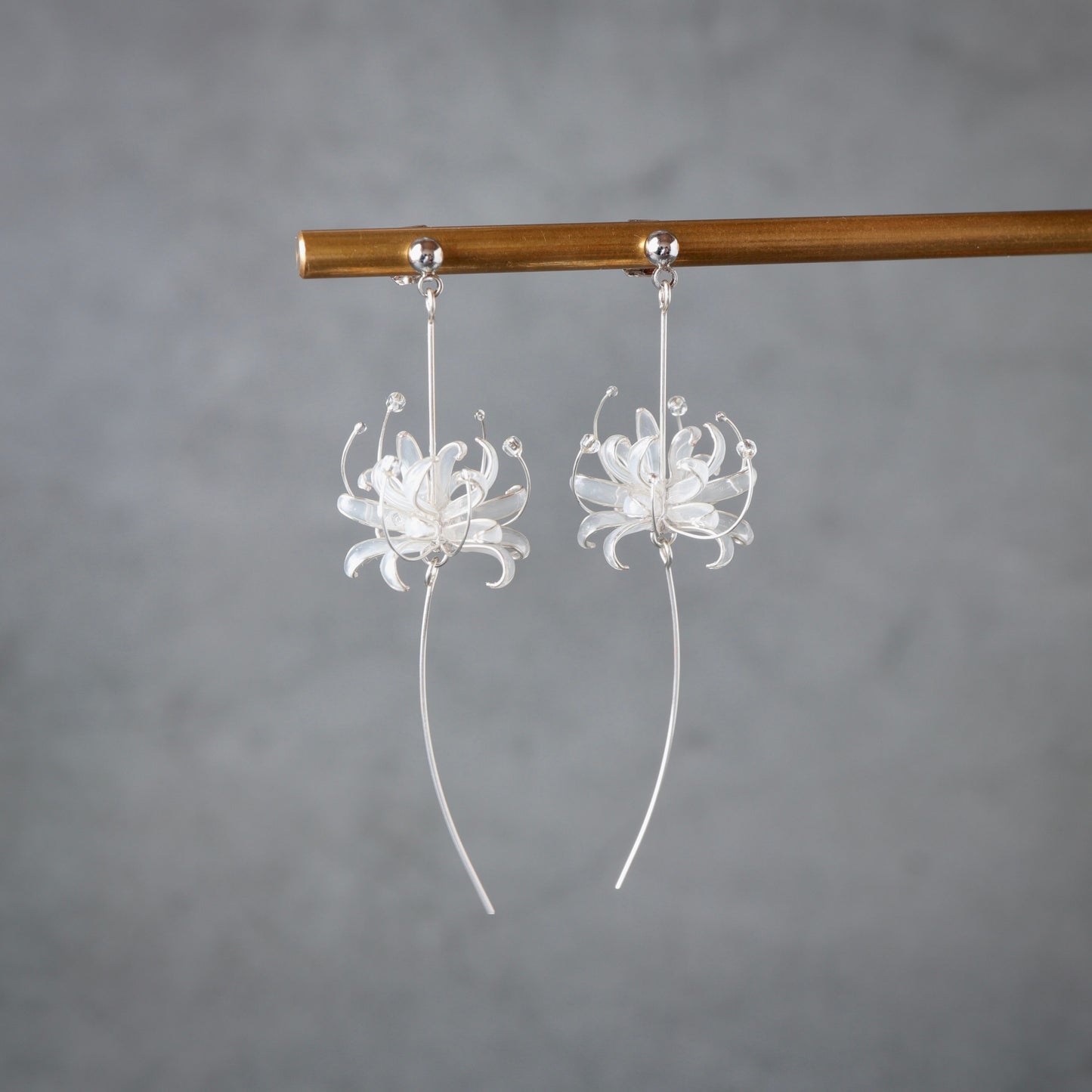 曼殊沙華"Silver" | spider lily jewelry