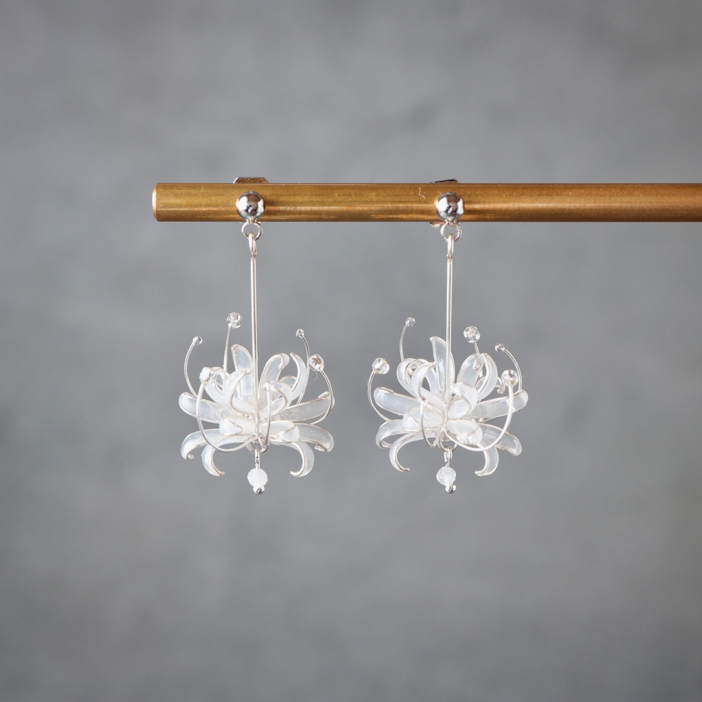 曼殊沙華"Silver" | spider lily jewelry